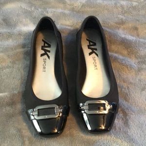 Anne Klein sport black flats